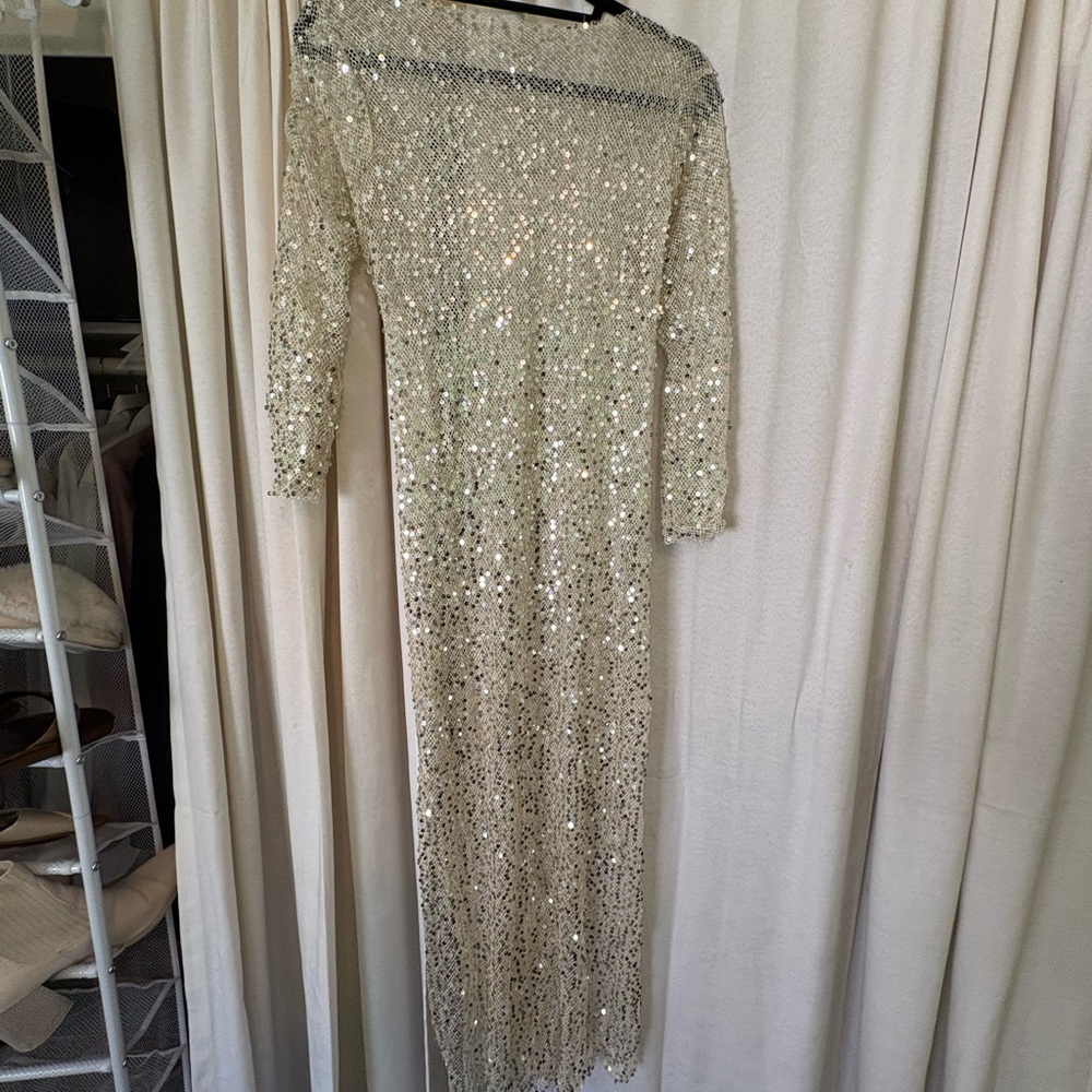 Sheer Sequin Fress
